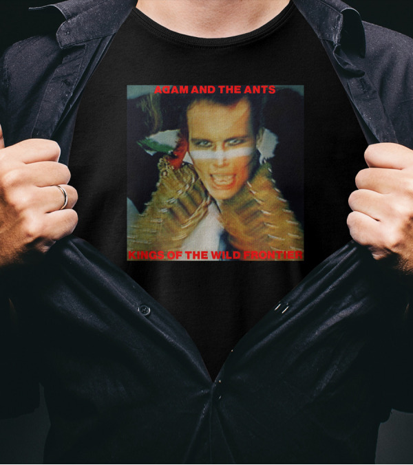 ADAM AND THE ANTS KINGS OF THE WILD FRONTIER VINTAGE ALBUM COVER CLASSIC 80S MUSIC STYLE REFERENCE T-Shirt
