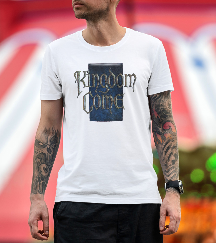 Kingdom Come Gothic Medieval Text T-Shirt