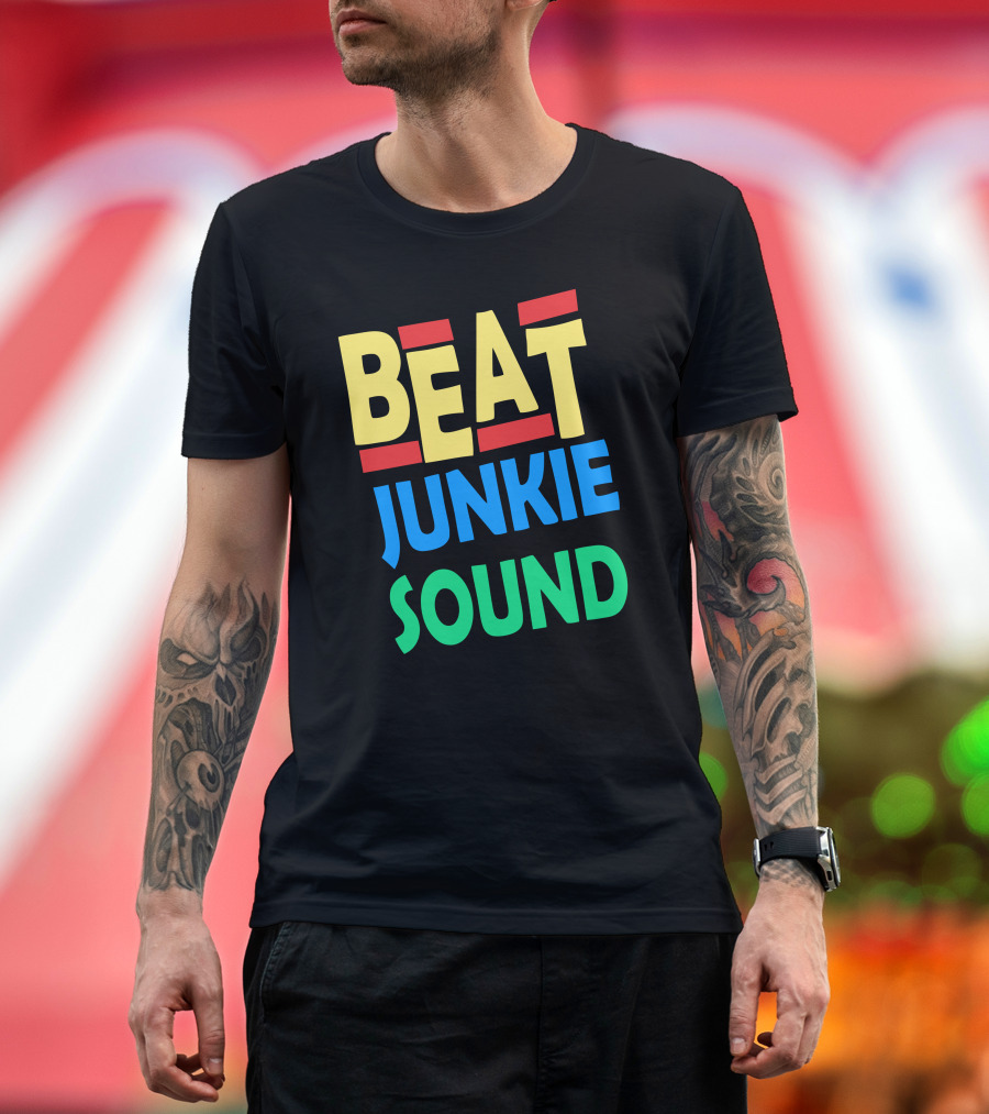Beat Junkie Sound Humor Geek T-Shirt