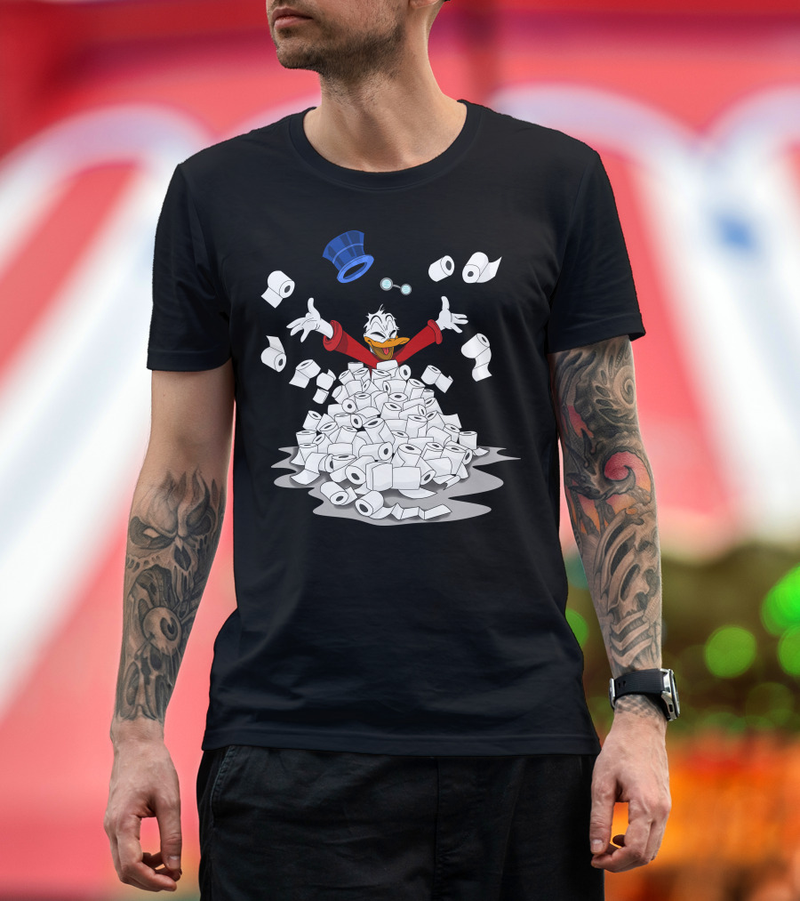 Rich Duck Toilet Paper Treasure T-Shirt