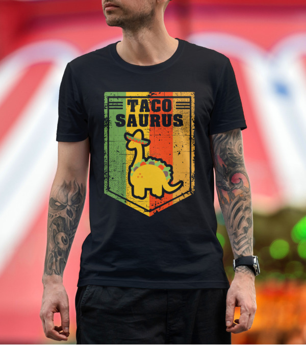 Premium T-Shirt: Tacosaurus Dinosaur Sombrero Fiesta Tacos T-Shirt Tacosaurus Dinosaur Sombrero Fiesta Tacos T-Shirt