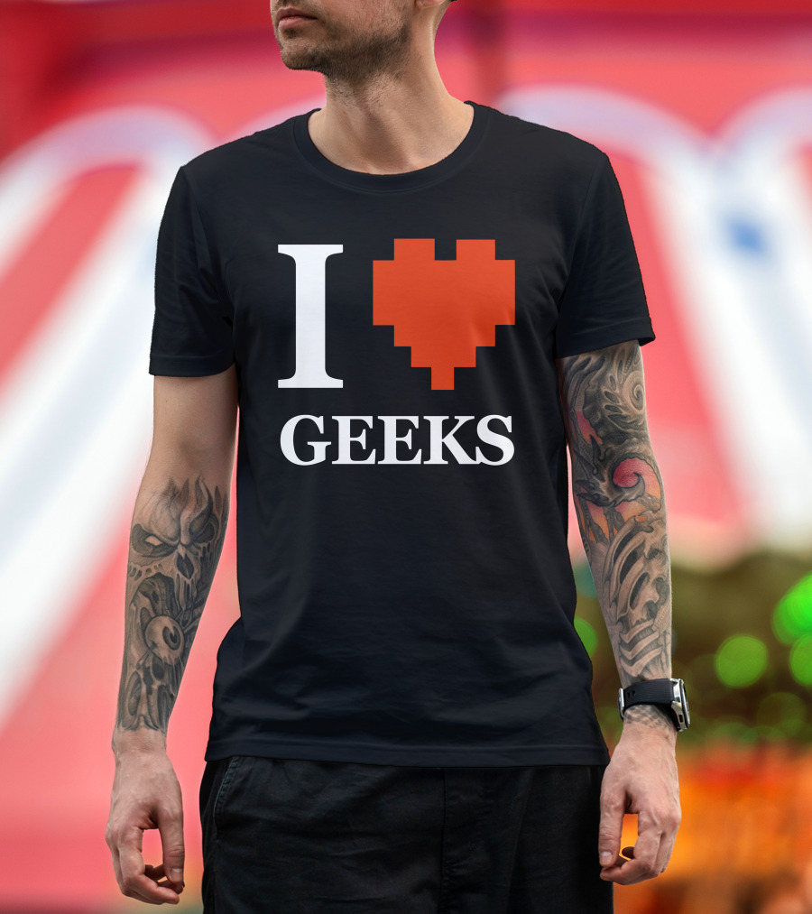 I Heart Pixel Geeks T-Shirt