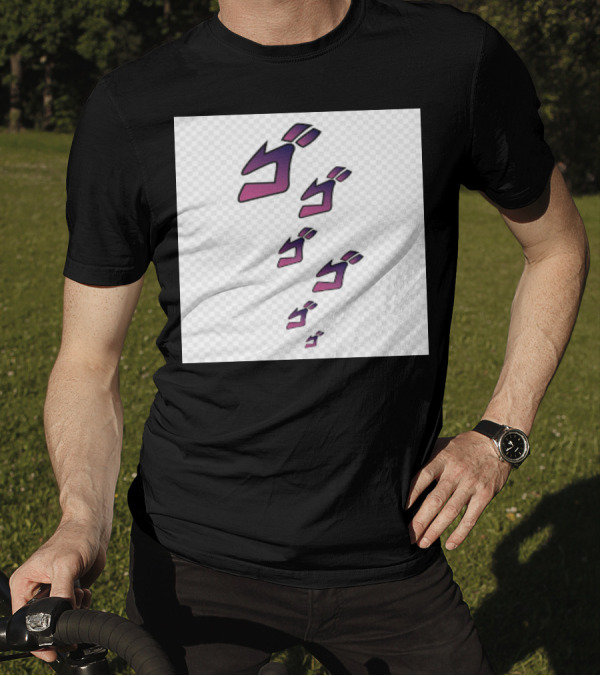 Is That A Jojo Reference Iconic Manga Onomatopoeia Symbols T-Shirt