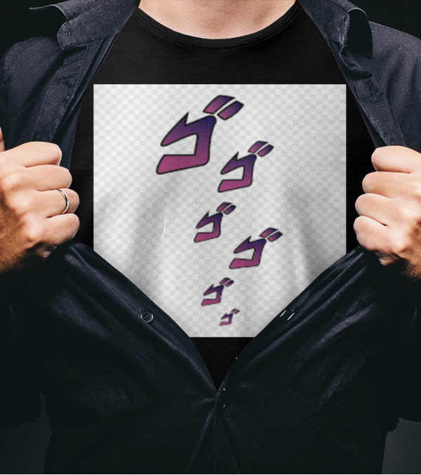Is That A Jojo Reference Iconic Manga Onomatopoeia Symbols T-Shirt