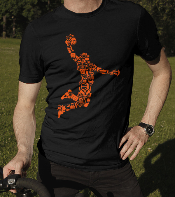 Basketball Player Preview Iconic Dunk T-Shirt