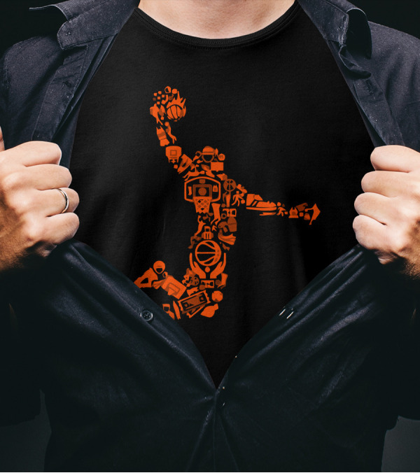 Basketball Player Preview Iconic Dunk T-Shirt