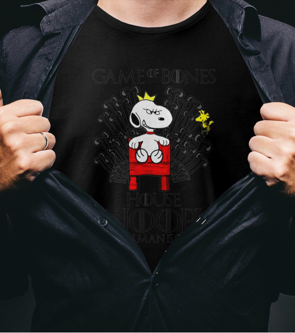 Game Of Bones House Of Snoopy The Mailman Is Coming T-Shirt