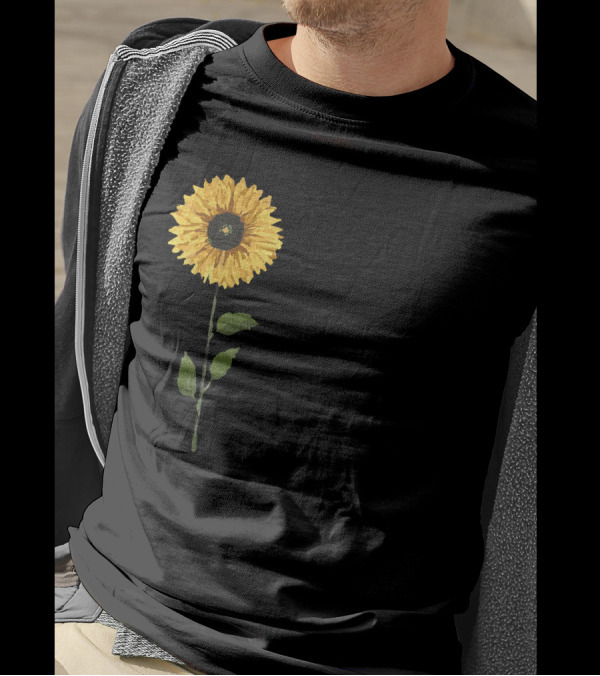 I Will Choose To Find Joy In The Journey That God Has Set Before Me Sunflower T-Shirt