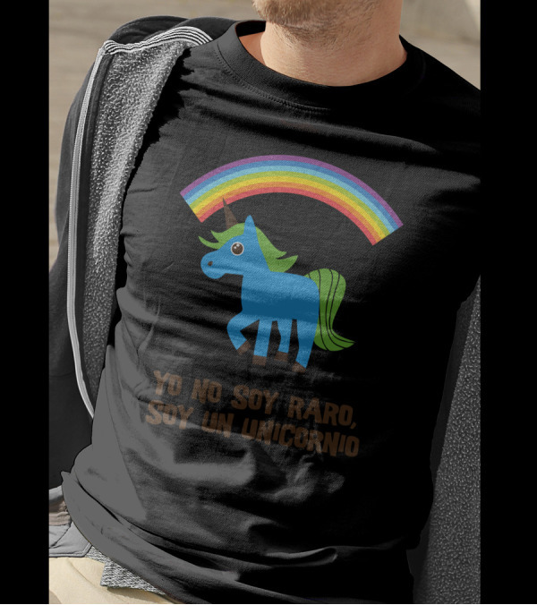 Yo No Soy Raro Soy Un Unicornio Rainbow Unicorn T-Shirt