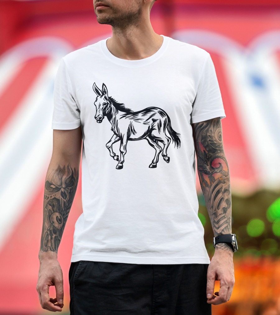 Donkey Bold Black T-Shirt