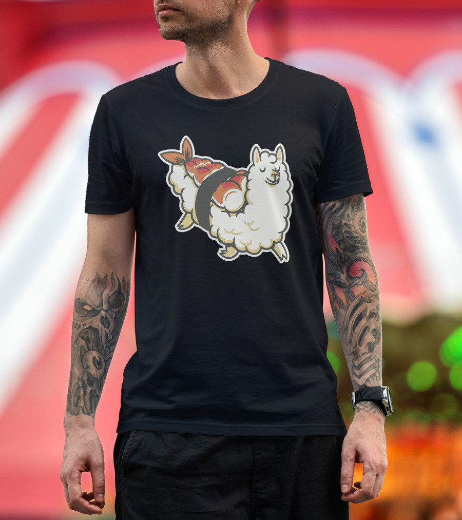 Alpaca Niguiri Sushi Fusion T-Shirt