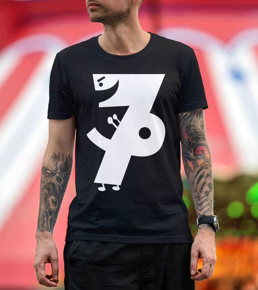 Seven Ate Nine Playful Number Twist T-Shirt