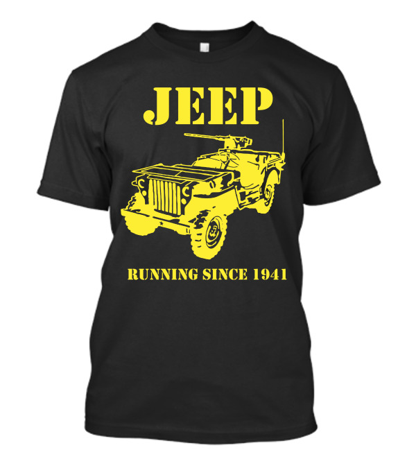 Jeep Army Running Since 1941 Vintage Military Vehicle Graphics T-Shirt