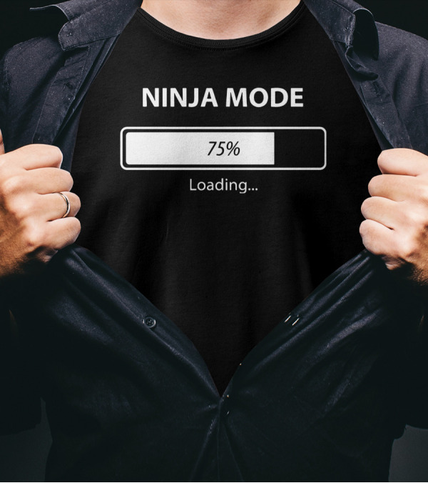Ninja Mode 75% Loading T-Shirt