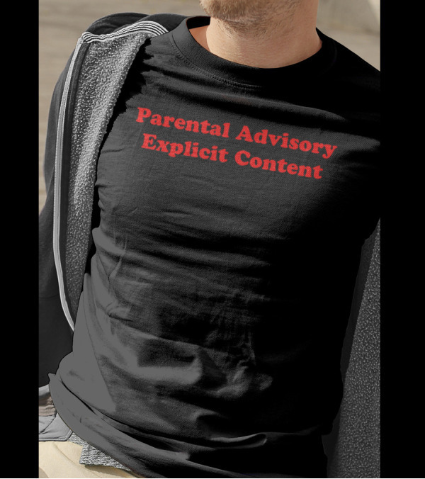 Parental Advisory Explicit Content Red T-Shirt