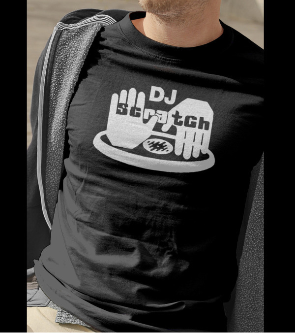 DJ Scratch Vinyl Turntable Hands Music T-Shirt