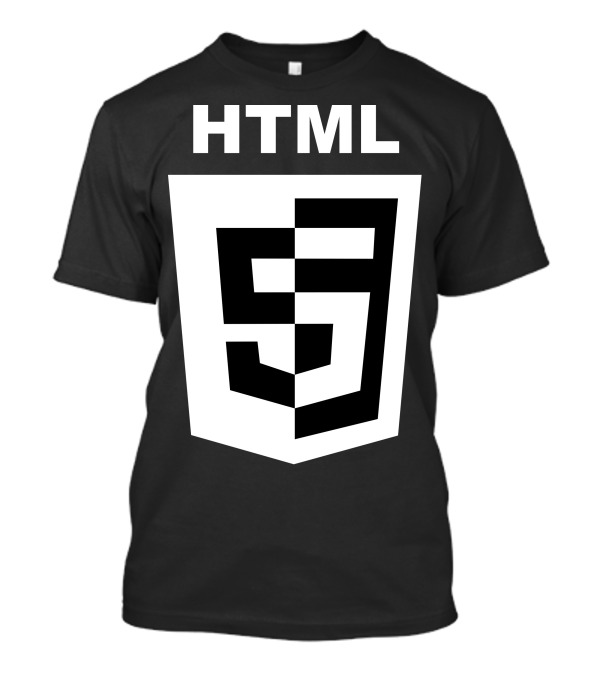 HTML5 Logo Shield Emblem T-Shirt