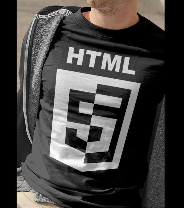 HTML5 Logo Shield Emblem T-Shirt