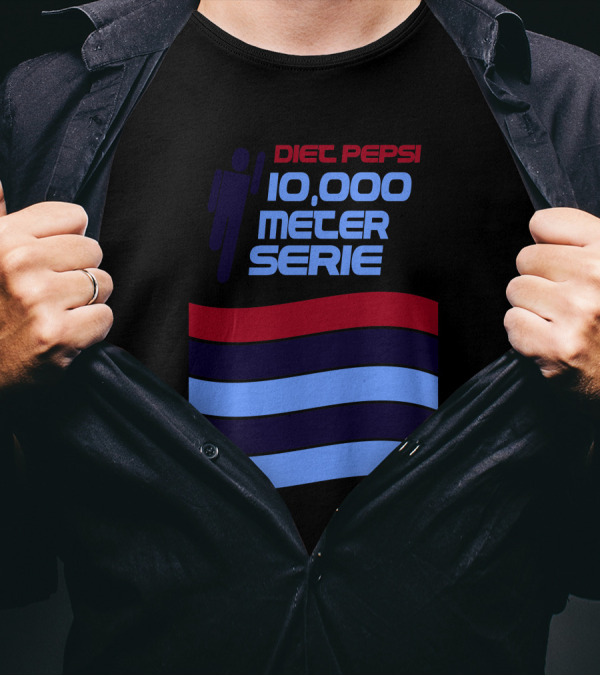 Diet Pepsi 10,000 Meter Serie Vintage T-Shirt