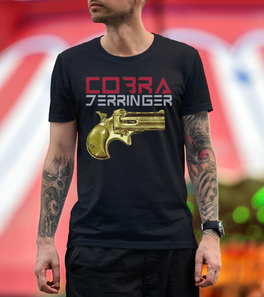 COBRA Derringer Golden Pistol T-Shirt