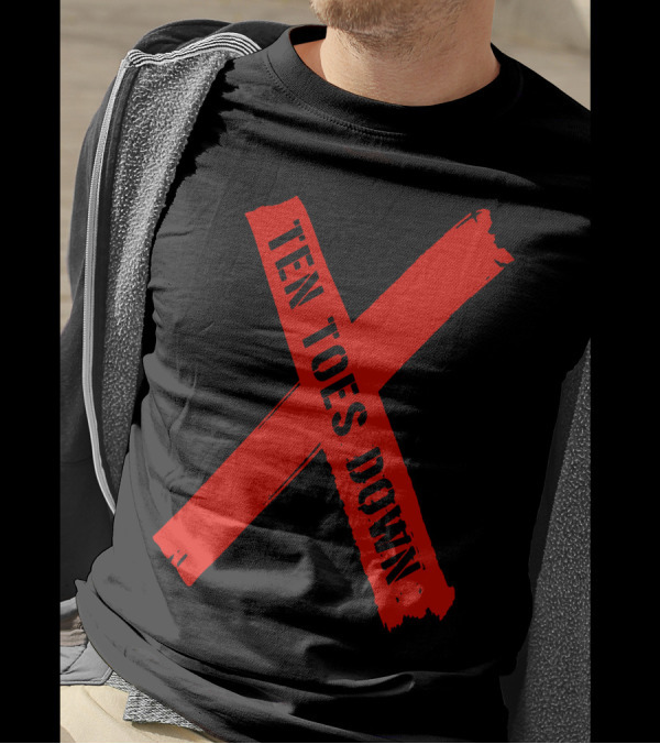 Deestroying Ten Toes Down Red X Ttd Merch T-Shirt
