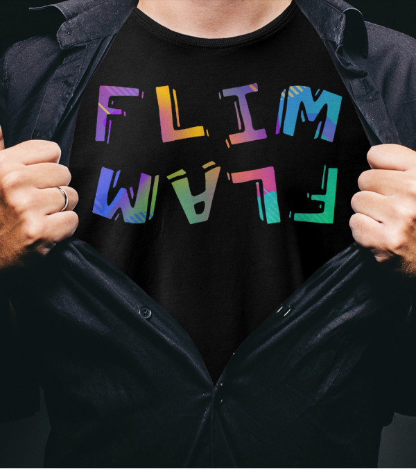 Flim Flam Flamingo Color Fluid T-Shirt