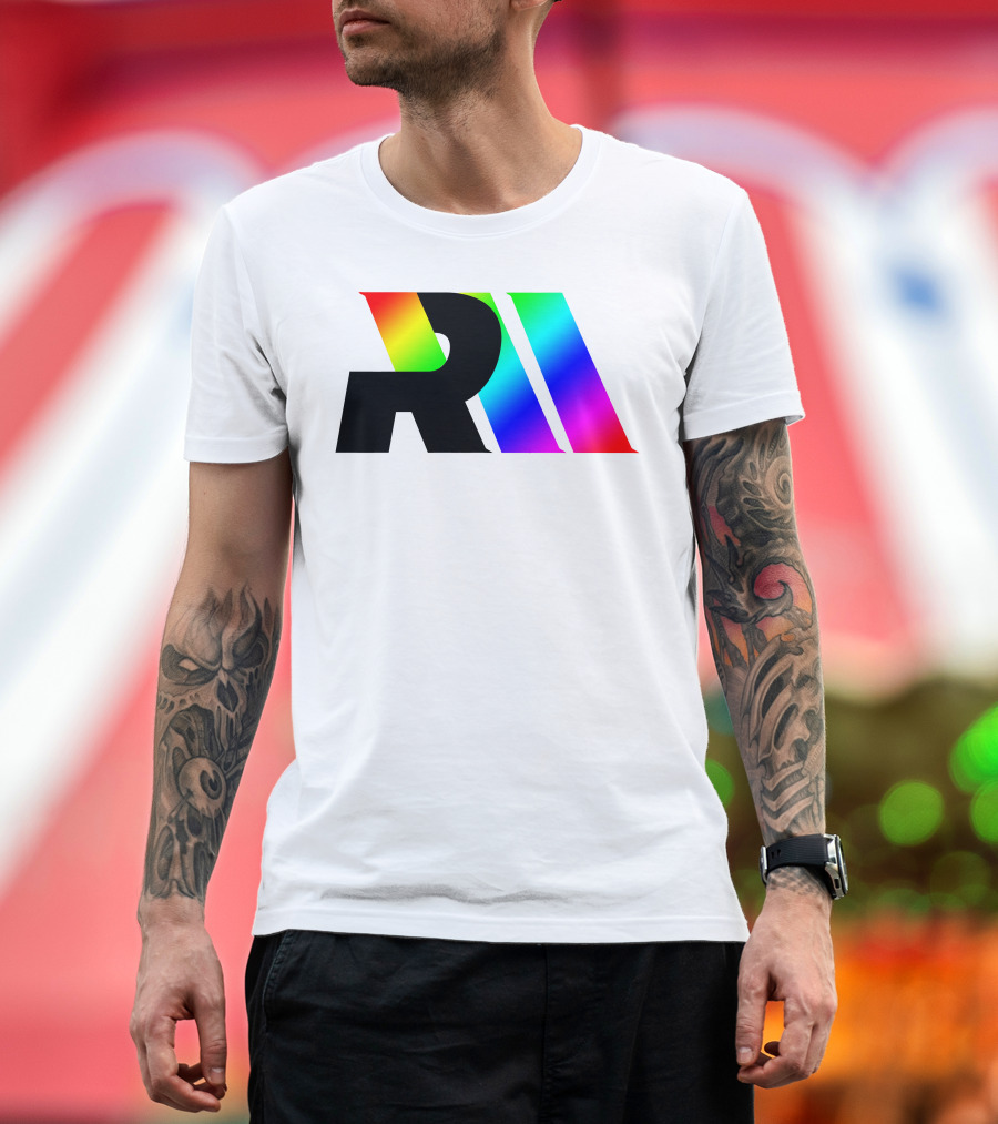 Robert Robix Rainbow Initials T-Shirt