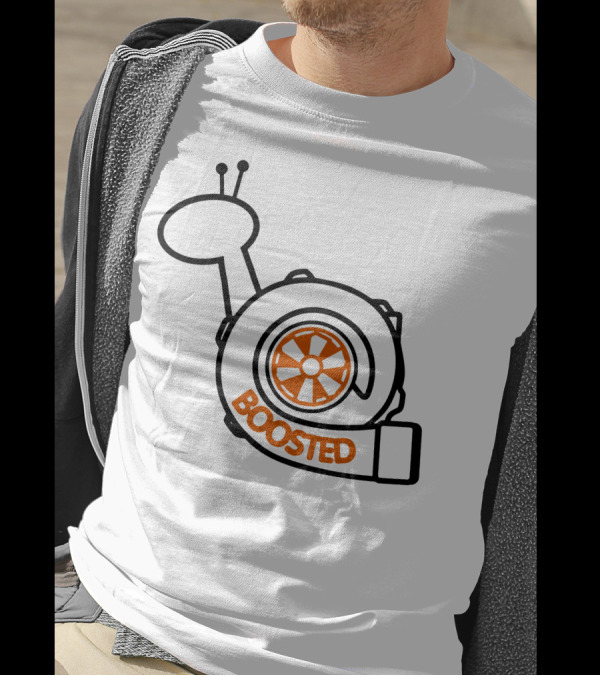 BOOSTED Snail Turbo Charger T-Shirt