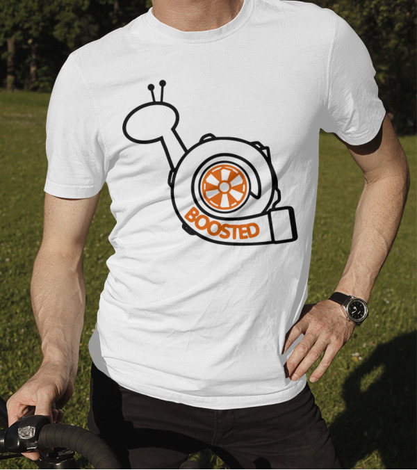 BOOSTED Snail Turbo Charger T-Shirt