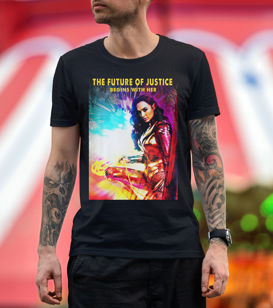The Future of Justice Begins with Her WW1984 T-Shirt