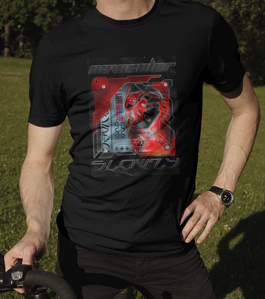 Navycolor Slowly Red Mask T-Shirt
