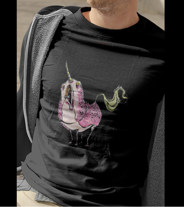 Regal And Majestic Unicorn Pink Creature T-Shirt