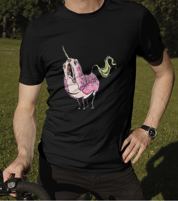 Regal And Majestic Unicorn Pink Creature T-Shirt