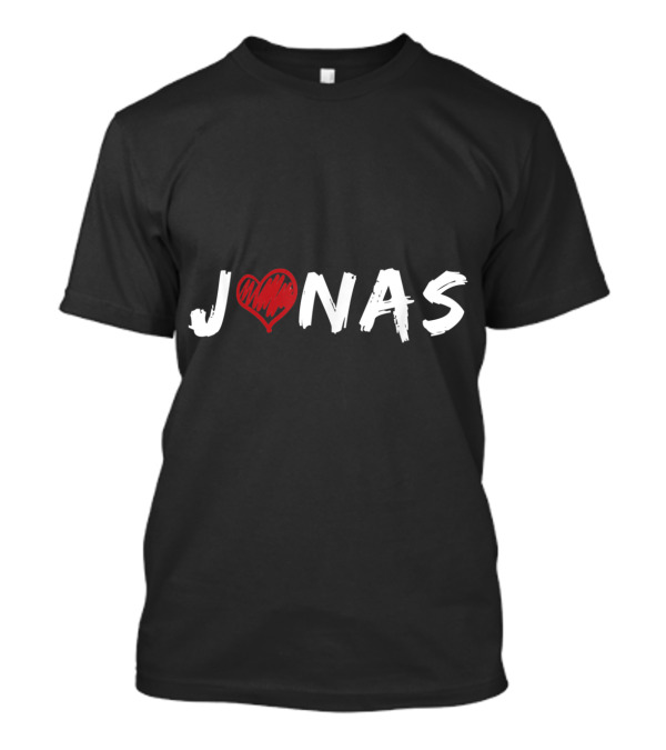 JONAS First Cool Given Name For Baby Brothers Heart T-Shirt
