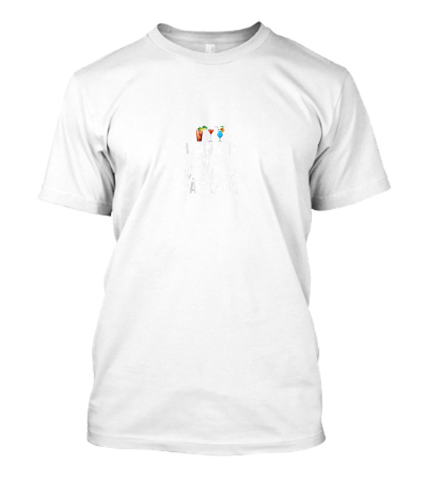 Blame It On The Drink Package Funny Cruising Cocktails And Anchors T-Shirt