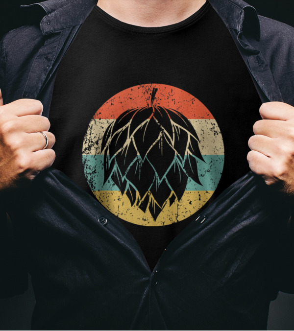 Craft Beer Hops Vintage T-Shirt