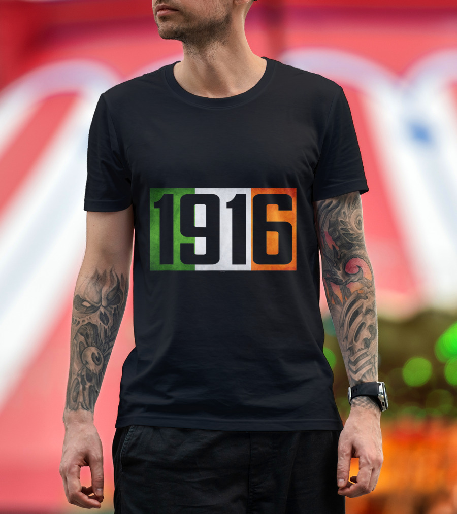 1916 Ireland Easter Rising Flag Irish Rebellion T-Shirt