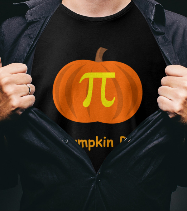 Pumpkin Pi Halloween Math Geek T-Shirt