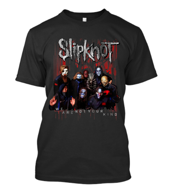 Slipknot We Are Not Your Kind Red Group Image T-Shirt