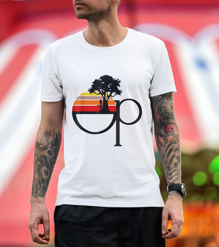 Ocean Pacific Vintage 80s Surfwear Sunset Logo T-Shirt