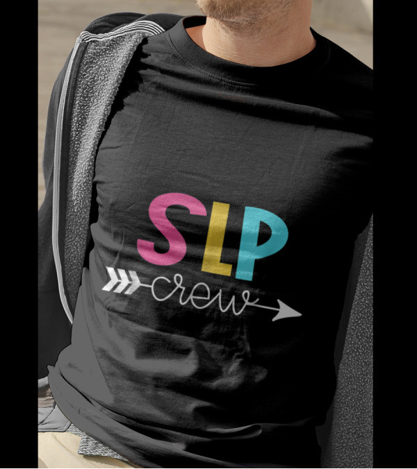 SLP Crew Speech Language Pathology Arrow Team T-Shirt