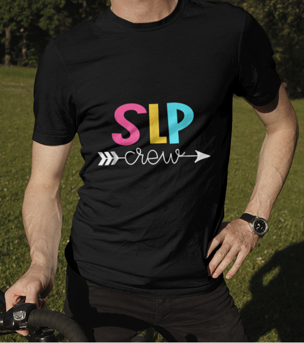 SLP Crew Speech Language Pathology Arrow Team T-Shirt