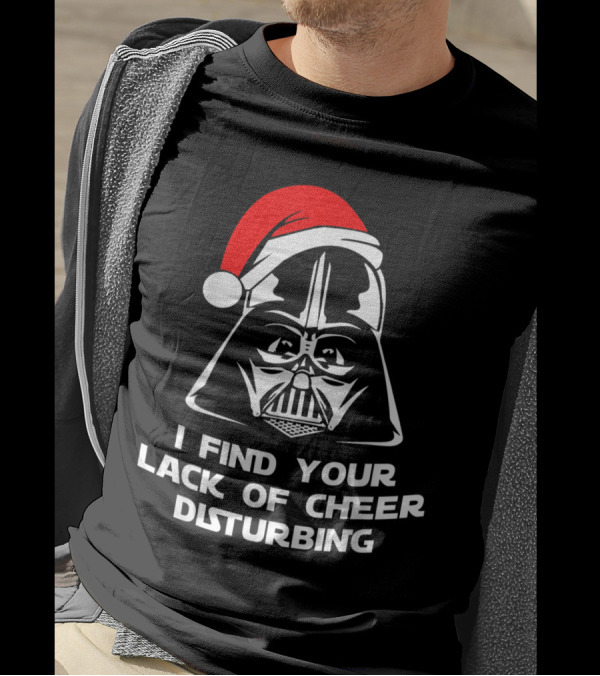 I Find Your Lack Of Cheer Disturbing Darth Vader Santa Hat T-Shirt
