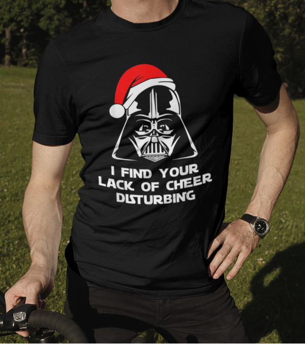 I Find Your Lack Of Cheer Disturbing Darth Vader Santa Hat T-Shirt