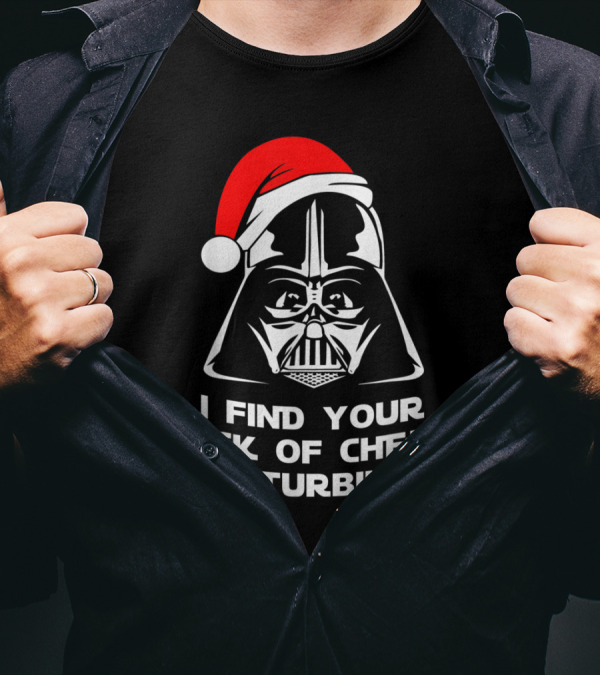 I Find Your Lack Of Cheer Disturbing Darth Vader Santa Hat T-Shirt