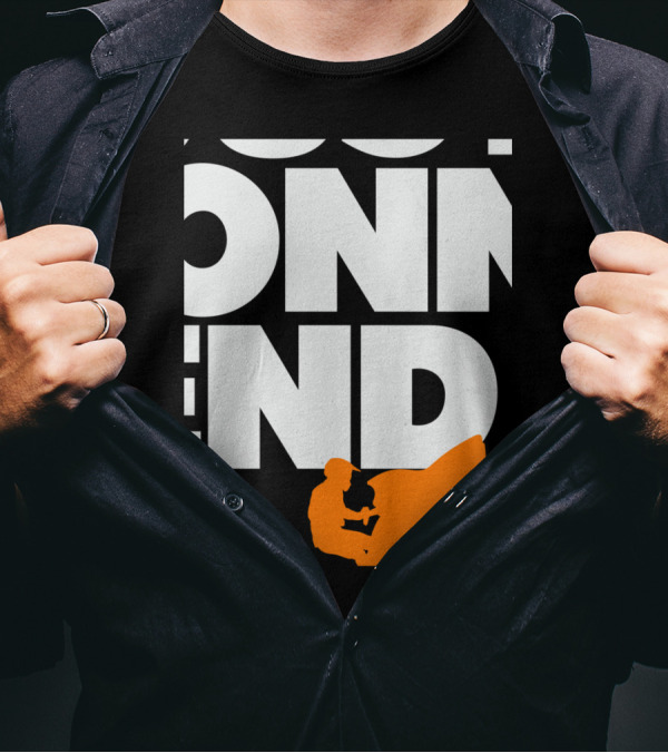 Just Gonna Send It Snowmobile Bold Text With Orange T-Shirt