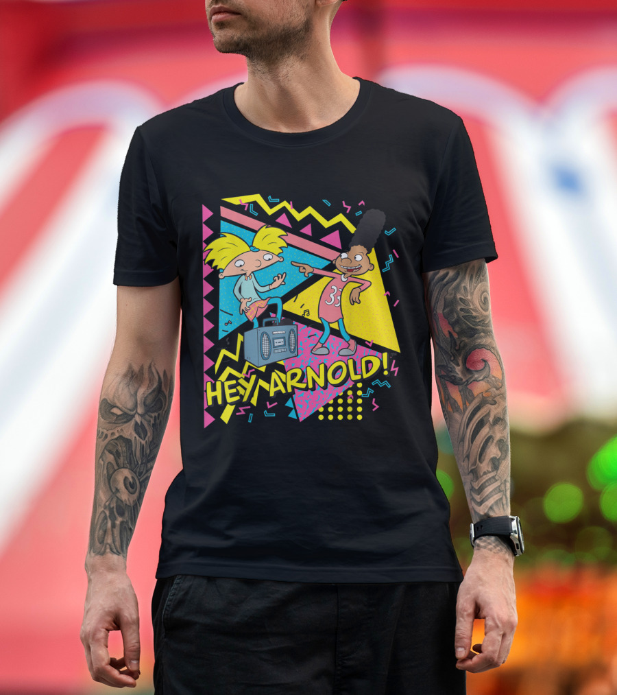 Hey Arnold 90's Party Nickelodeon T-Shirt