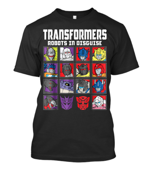 Transformers Robots In Disguise Multi Robot Grid T-Shirt