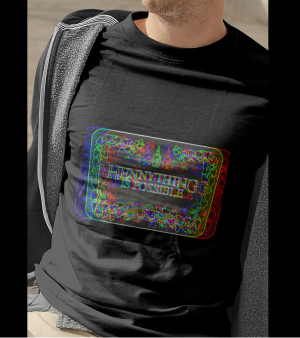 Hennything Is Possible RGB Bottle Floral T-Shirt