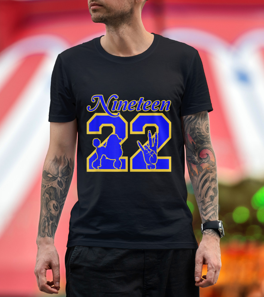 Nineteen 22 Sigma Poodle Handsign Gamma Rho T-Shirt